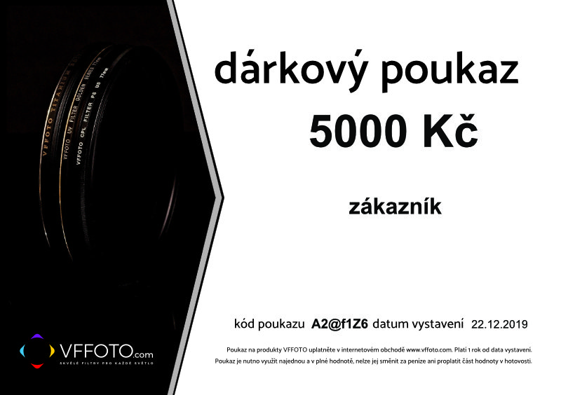 dárkový poukaz 5000,- Kč