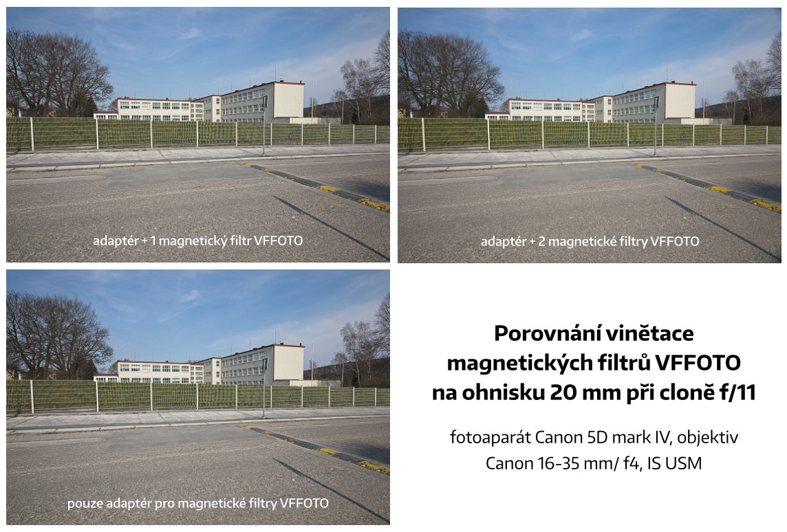 Porovnání vinětace u magnetických filtrů