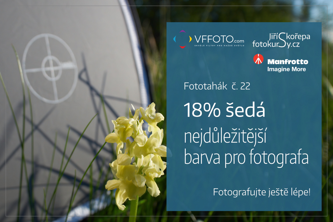 18% šedá nejdůležitější barva pro fotografa