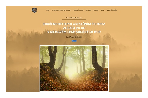 Recenze Daniela Řeřichy o zkušenosti s polarizačním filtrem VFFOTO