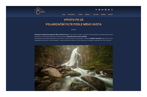 Recenze Daniela Řeřichy o zkušenosti s polarizačním filtrem VFFOTO