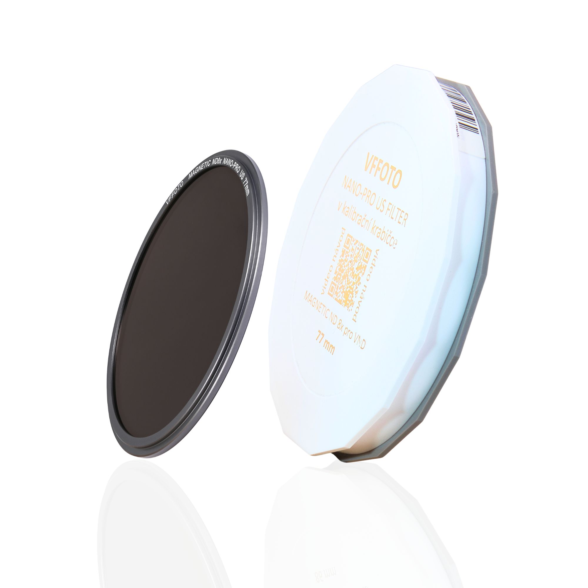 VFFOTO magnetic ND 8× filter and calibration box