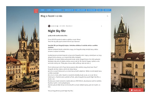 Recenze na Night Sky filtr VFFOTO od Jaroslava Hory