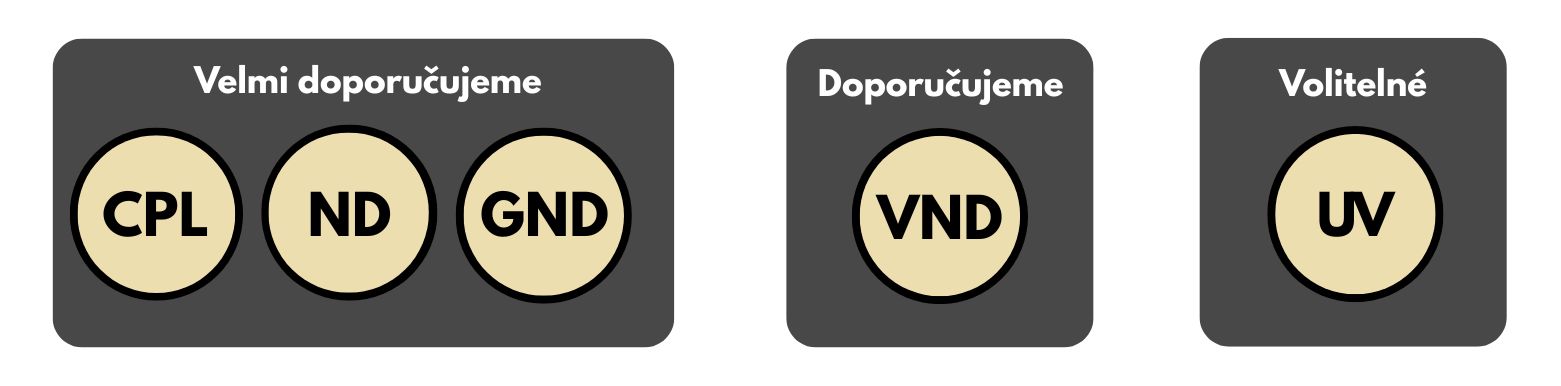 Doporučení filtrů k focení  krajiny