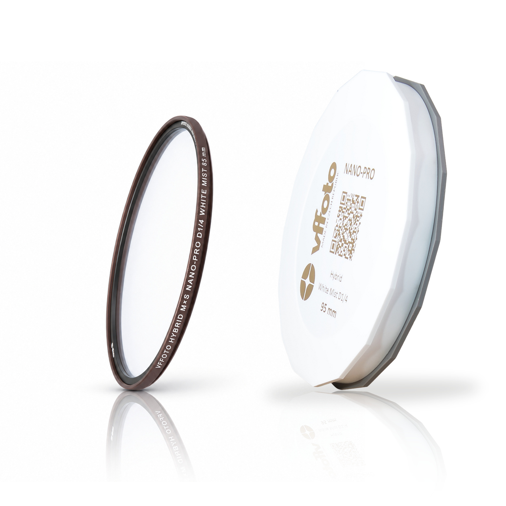 Package contents of the VFFOTO WHITE MIST NANO-PRO 1/4 filter