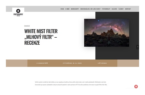 Recenze na White Mist filtr VFFOTO od Jiřího Bendy