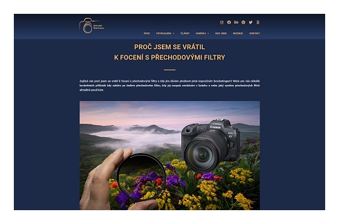 Článek Daniela Řeřichy o tom proč znovu upřednostňuje fotografování s přechodovými filtry VFFOTO