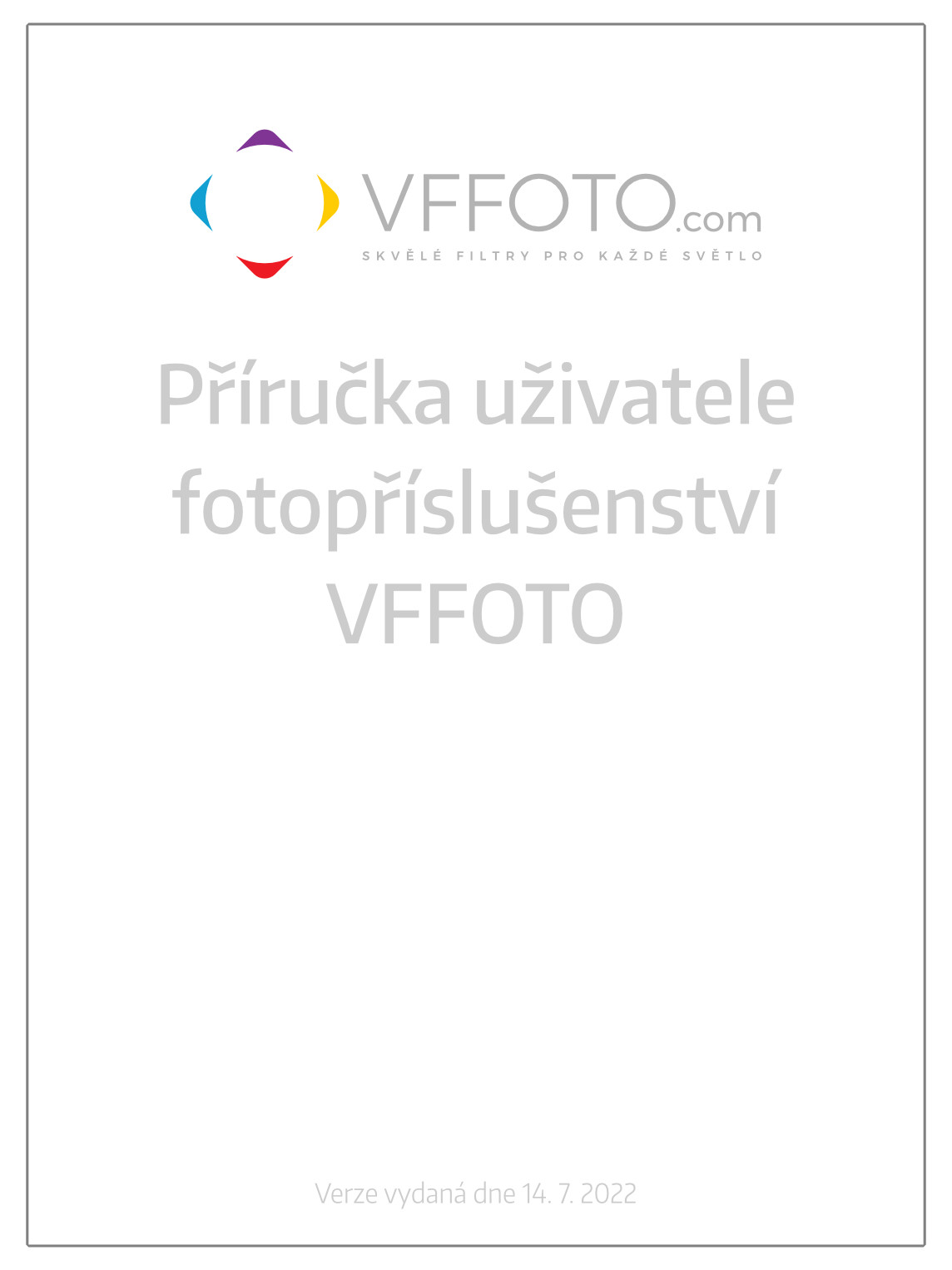 příručka uživatele produktů VFFOTO
